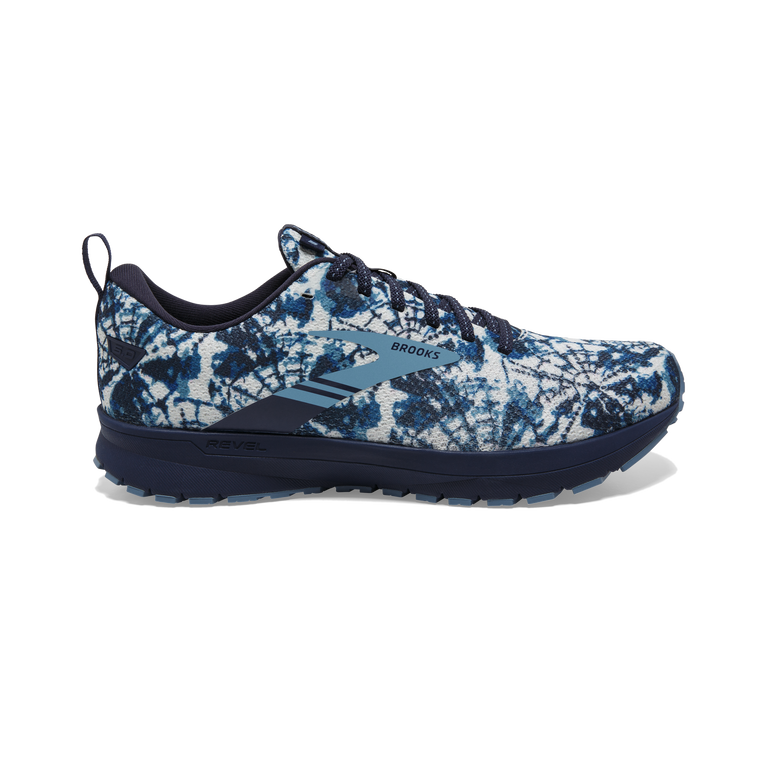 Brooks Revel 5 צל לבן-peacoat-כחול
