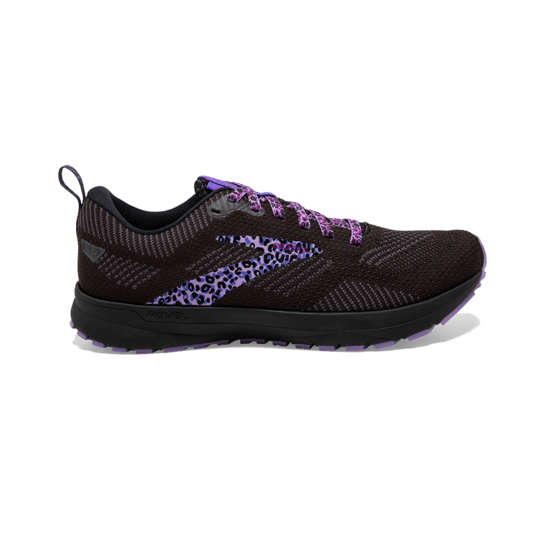 Brooks Revel 5 נשים שחור-הובנה