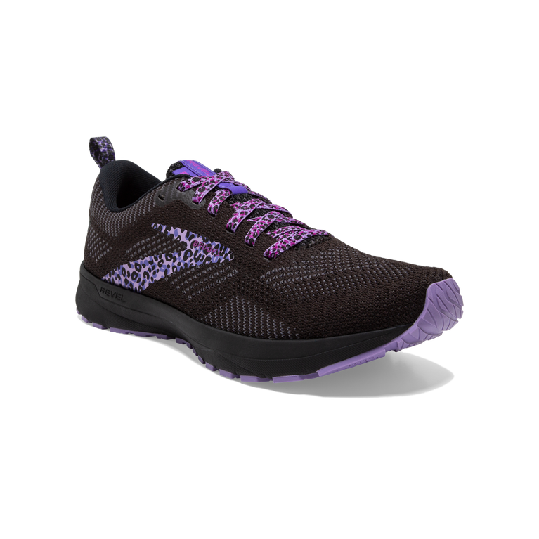 Brooks Revel 5 נשים שחור-הובנה