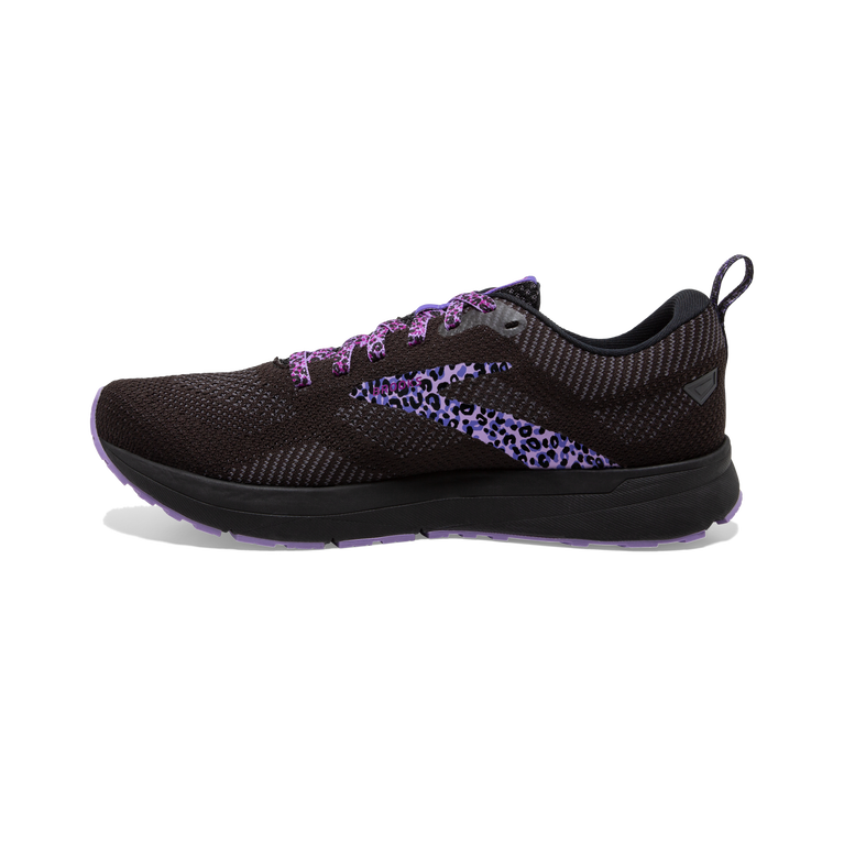 Brooks Revel 5 נשים שחור-הובנה