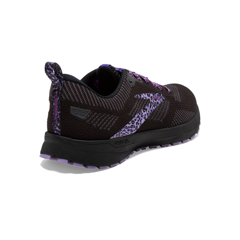 Brooks Revel 5 נשים שחור-הובנה