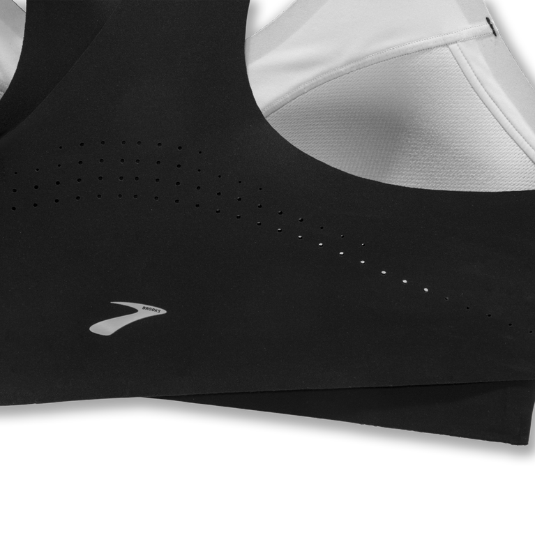 Brooks מעז Crossback Run חזייה שחורה