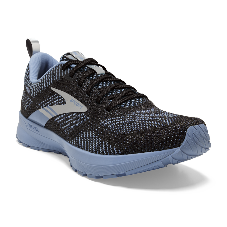 Brooks Revel 5 שחור-מתכתי כסף