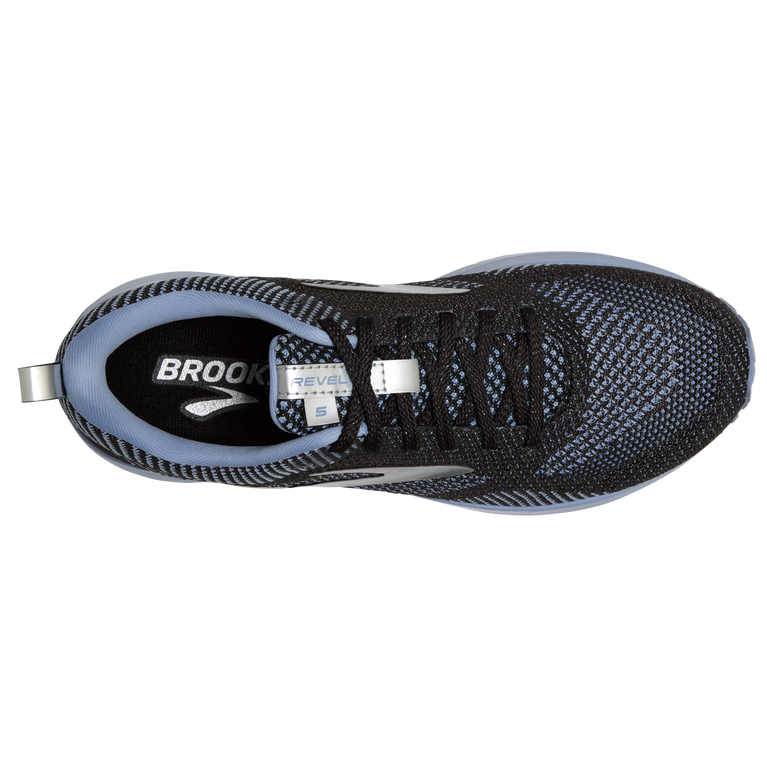 Brooks Revel 5 שחור-מתכתי כסף