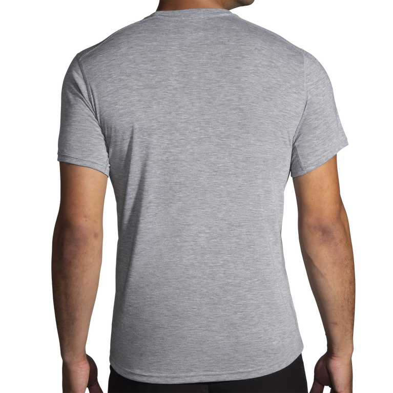 Brooks Distance גרפי שרוול קצר אברש אפר רץ שמח קשת