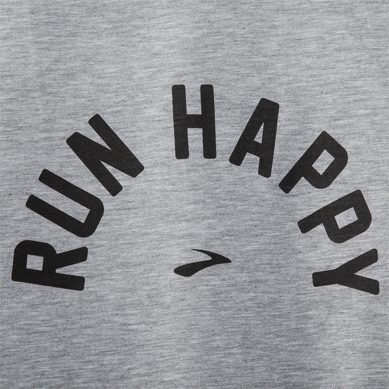 Brooks Distance גרפי שרוול קצר אברש אפר רץ שמח קשת