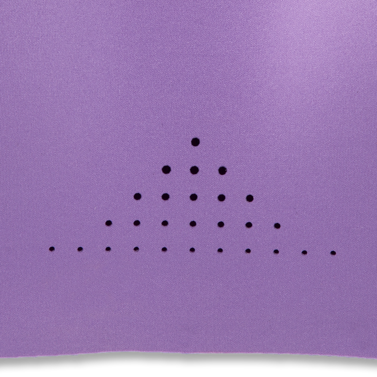 Brooks מעז V Neck Run חזיית Heliotrope-magenta