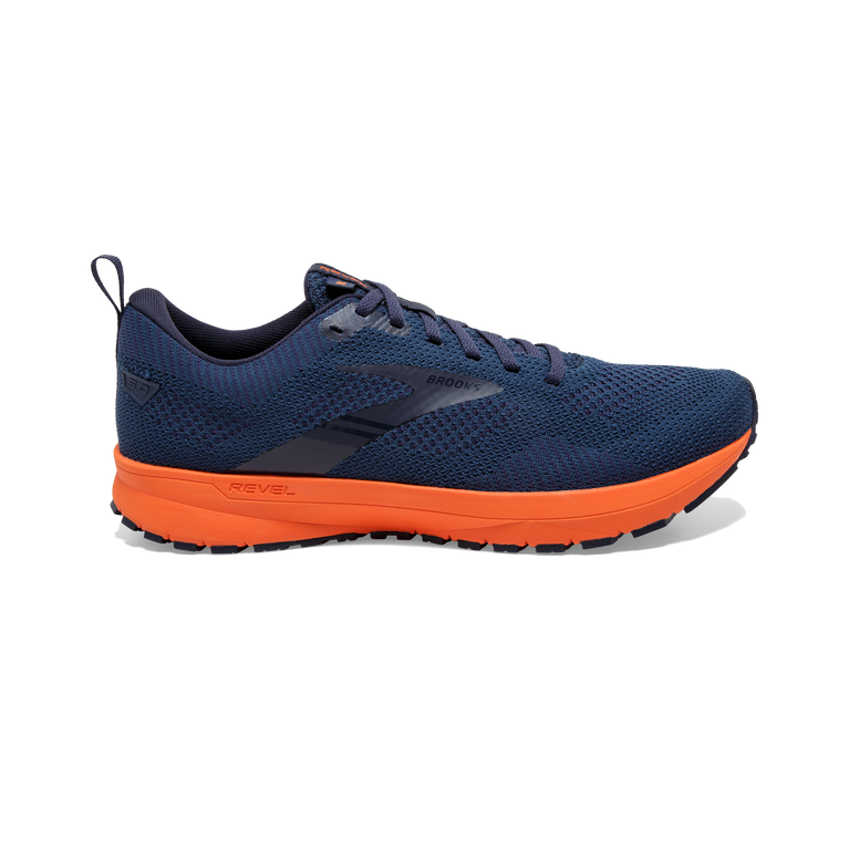 Brooks Revel 5 Titan-peacoat-flame
