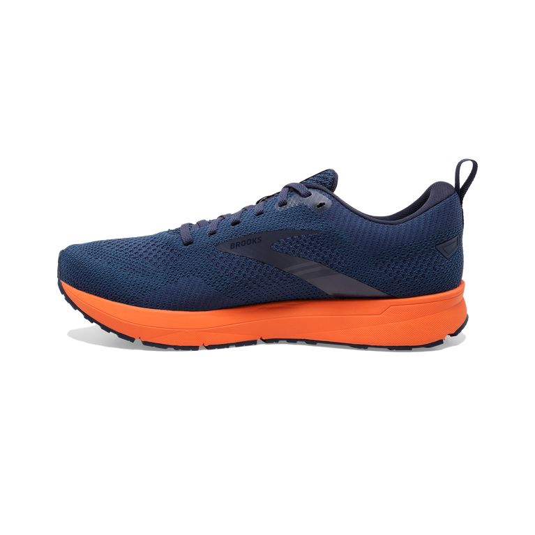 Brooks Revel 5 Titan-peacoat-flame