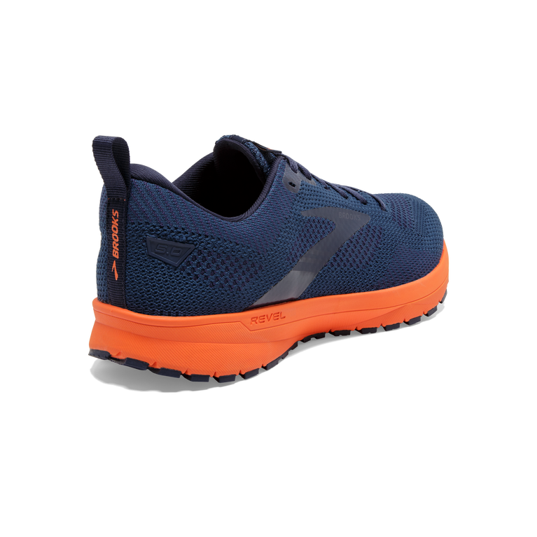 Brooks Revel 5 Titan-peacoat-flame