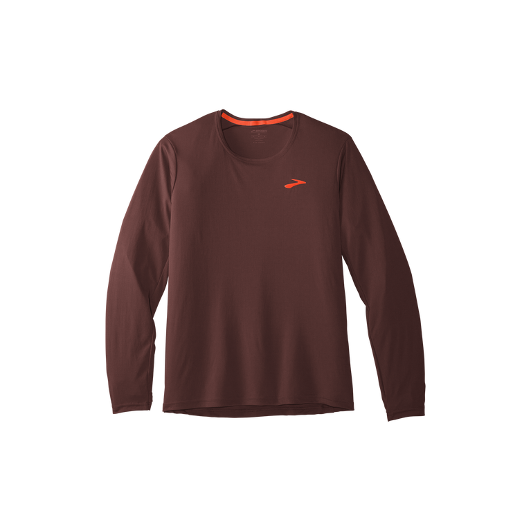 ברוקס אווירה שרוול ארוך לרוץ צימוק