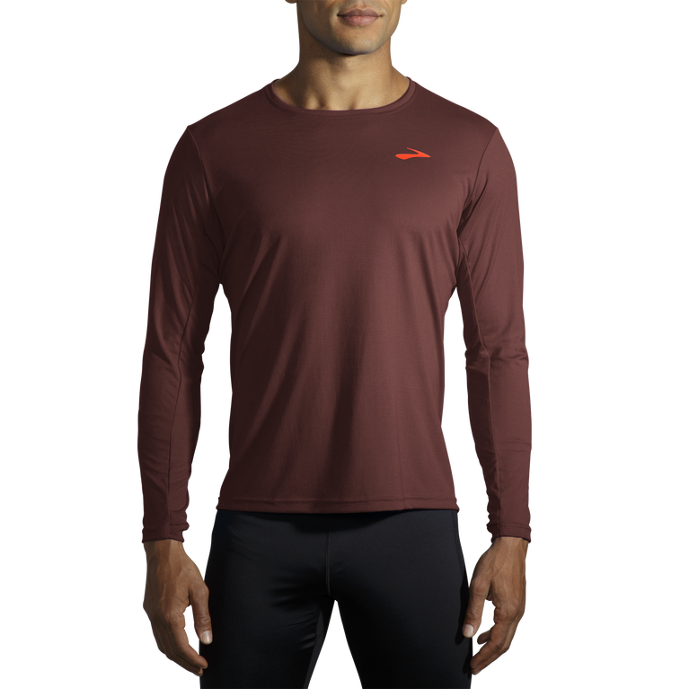 ברוקס אווירה שרוול ארוך לרוץ צימוק