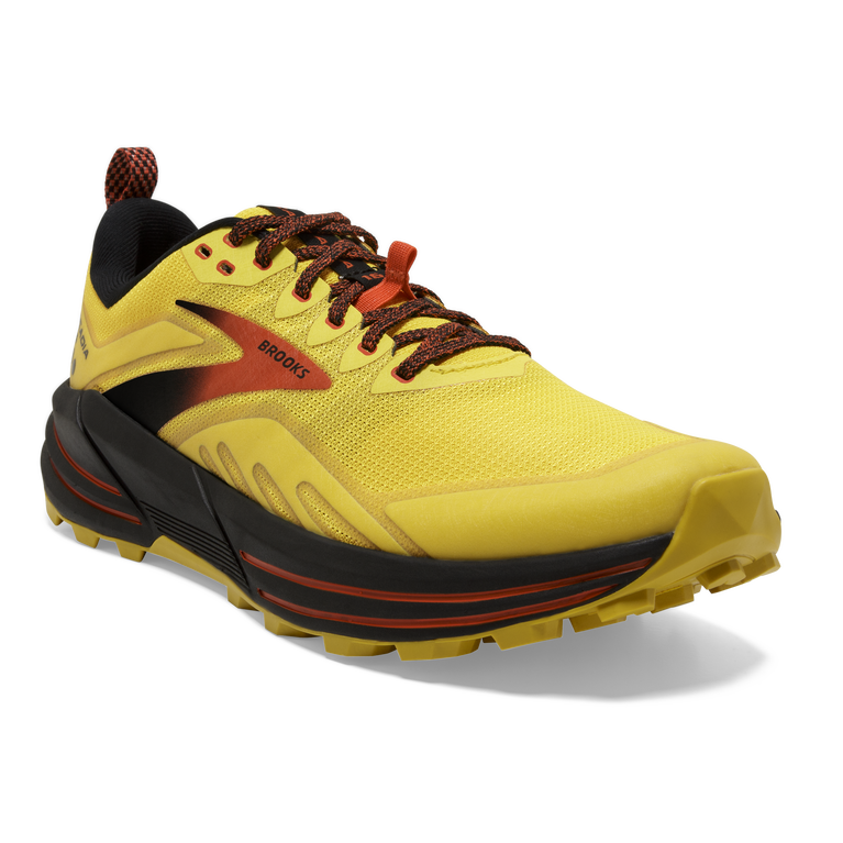 Brooks Cascadia 16 צהוב-גרנדין