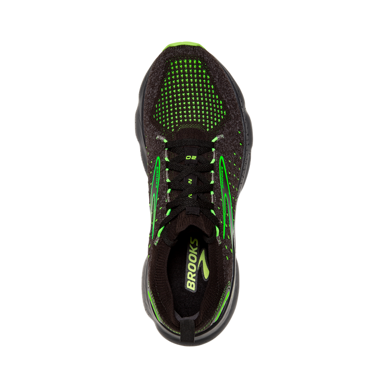 Brooks גליצרין Stealthfit 20 שממית שחורה-ירוקה