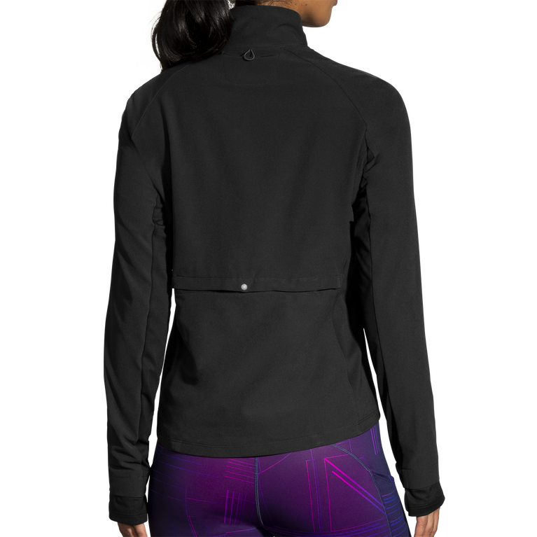 Brooks Fusion מעיל היברידי נשים שחור