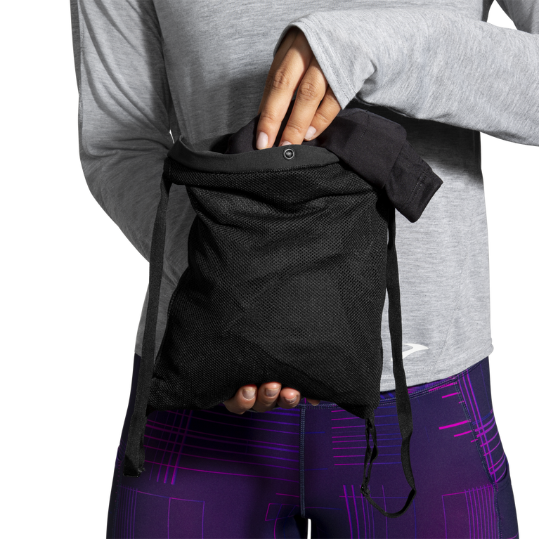 Brooks Fusion מעיל היברידי נשים שחור