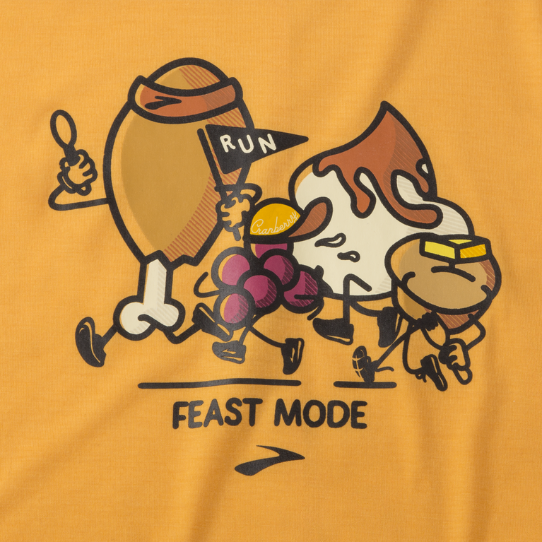 Brooks Trot Happy Distance Graphic Ls נשים סתוונית-משתה מצב