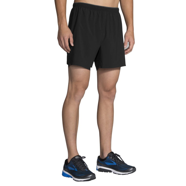 Brooks Go-to 5 אינץ' קצר שחור