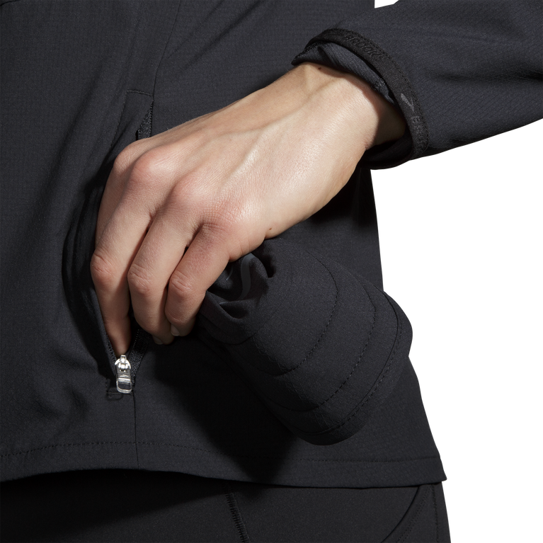 כובע אריזה קל משקל ברוקס שחור