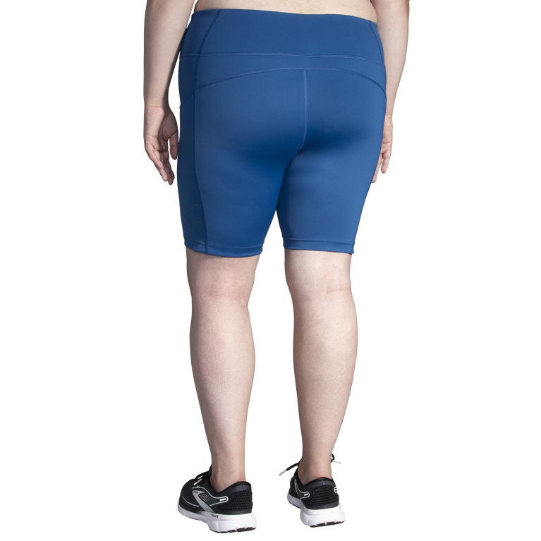 שיטת Brooks 8 אינץ' קצר אפר כחול והדוק