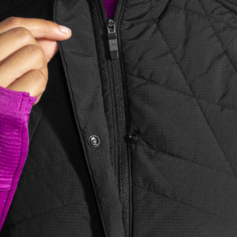 Brooks Shield אפוד היברידי נשים שחור