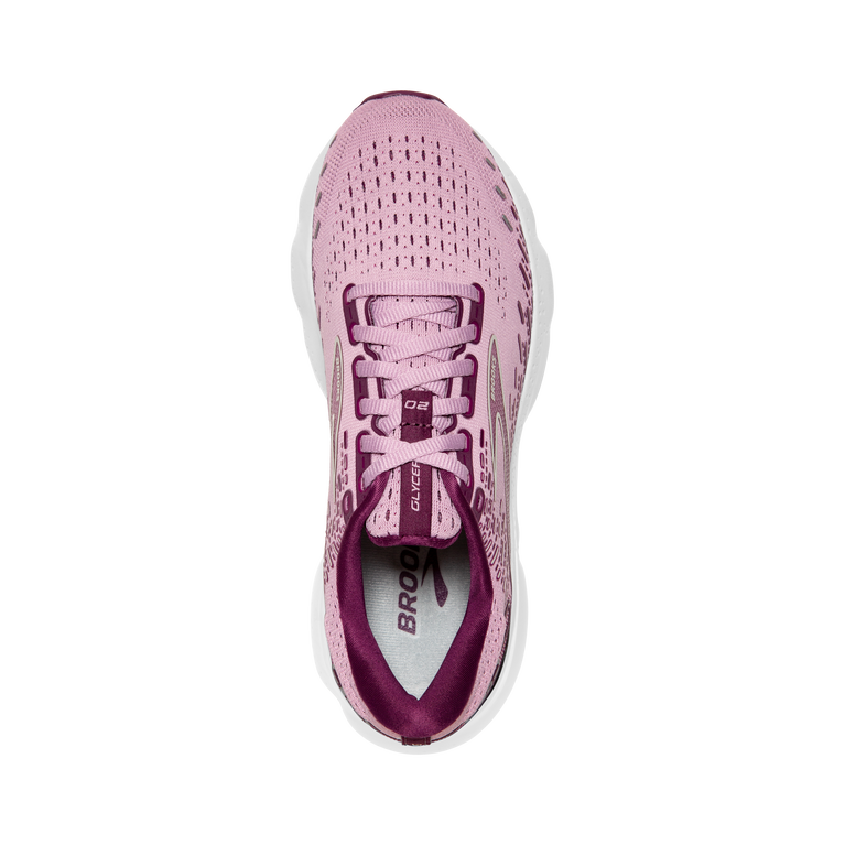 Brooks גליצרין 20 סגול-ענבים יין-אפור