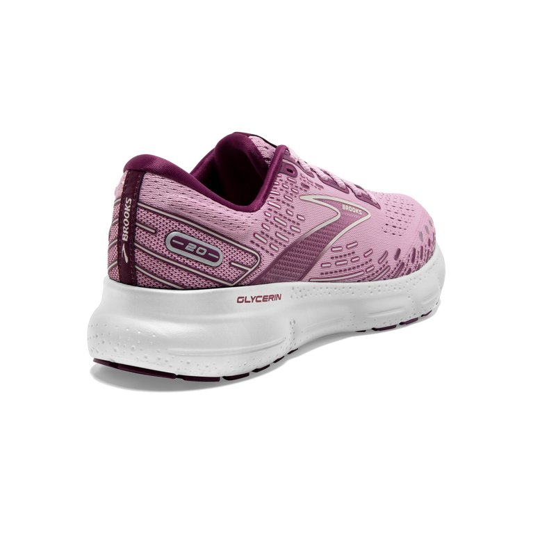 Brooks גליצרין 20 סגול-ענבים יין-אפור