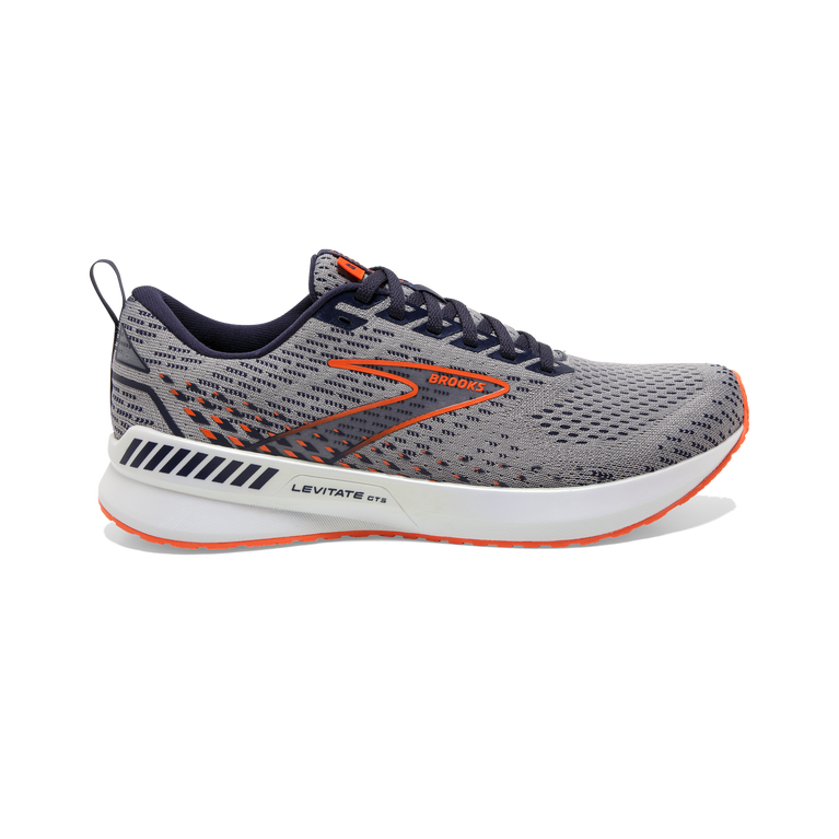 Brooks Levitate Gts 5 אפור-peacoat-flame