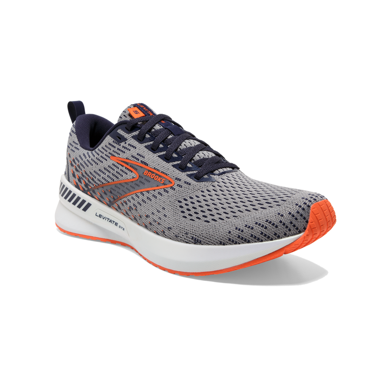 Brooks Levitate Gts 5 אפור-peacoat-flame