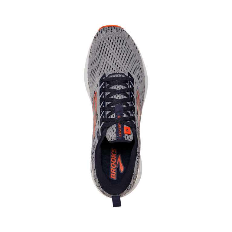 Brooks Levitate Gts 5 אפור-peacoat-flame