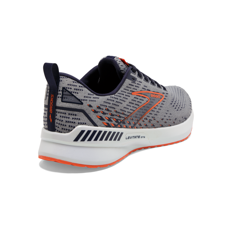 Brooks Levitate Gts 5 אפור-peacoat-flame