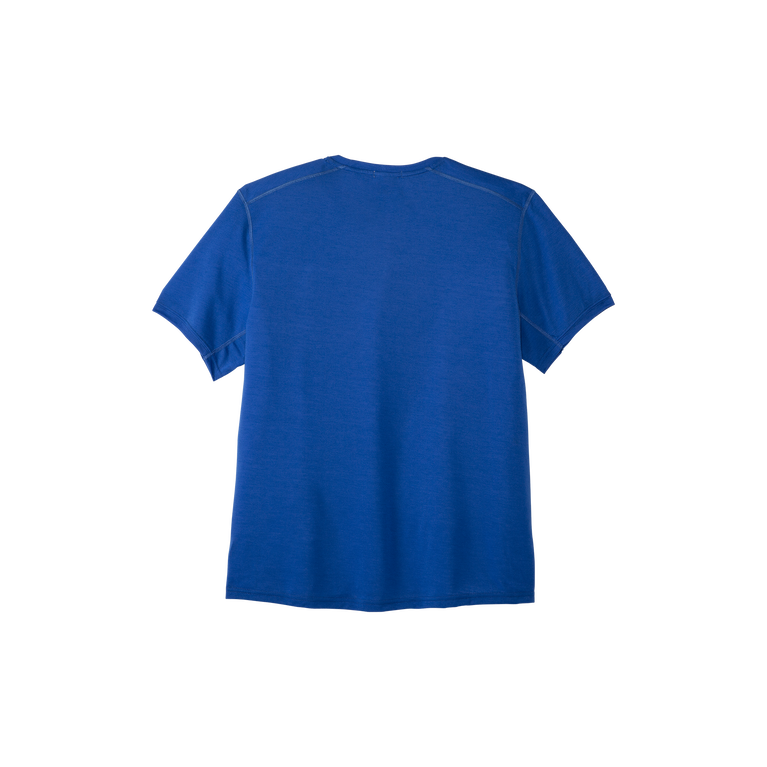 Brooks להעצים את המרחק שלה שרוול קצר כחול-כבד את הריצה שלה