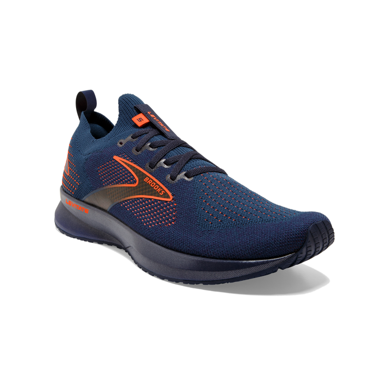 Brooks Levitate Stealthfit 5 Peacoat-titan-flame