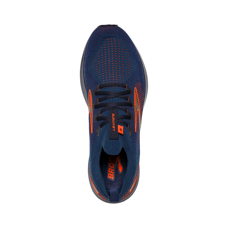 Brooks Levitate Stealthfit 5 Peacoat-titan-flame