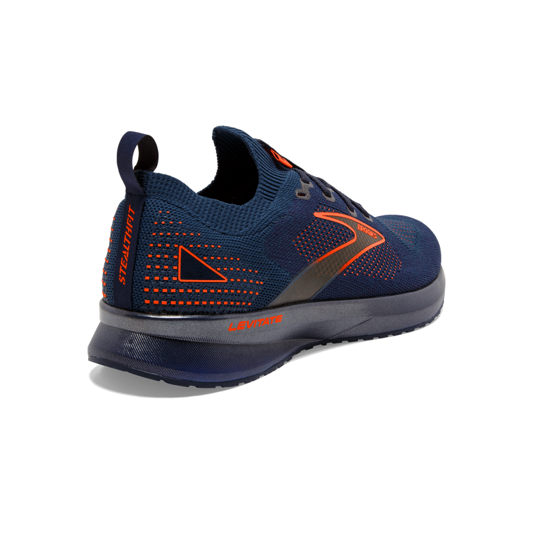 Brooks Levitate Stealthfit 5 Peacoat-titan-flame