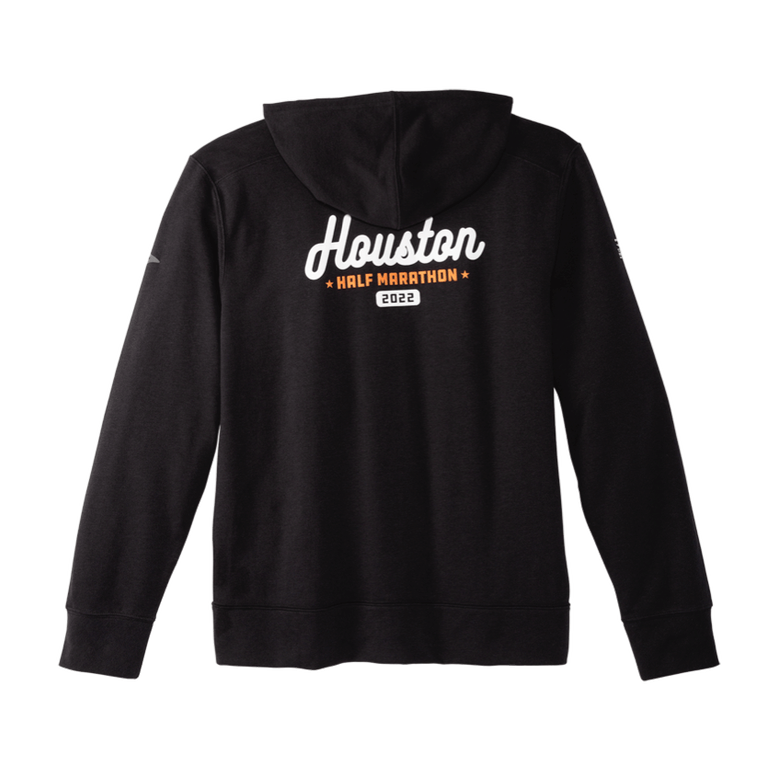 Brooks Houston22 קפוצ'ון מלא עם רוכסן 2.0 הת'ר שחור-13.1 Houston