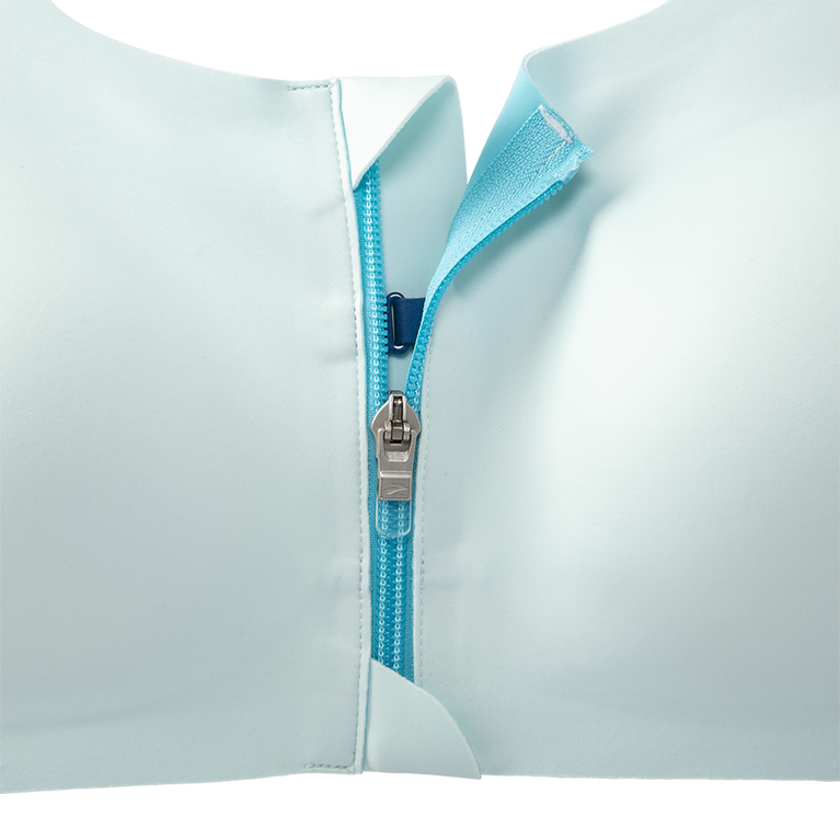 Brooks Dare Zip Run חזיית 2.0 קרח כחול-חי צהבהב