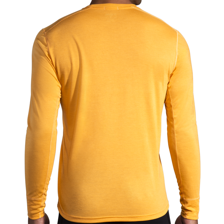 Brooks Trot Happy Distance Graphic Ls מצב זעפרן-סעודה