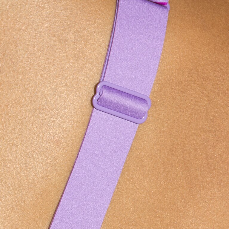 Brooks מעז Scoopback Run חזיית הדפס מרקם הליוטרופ