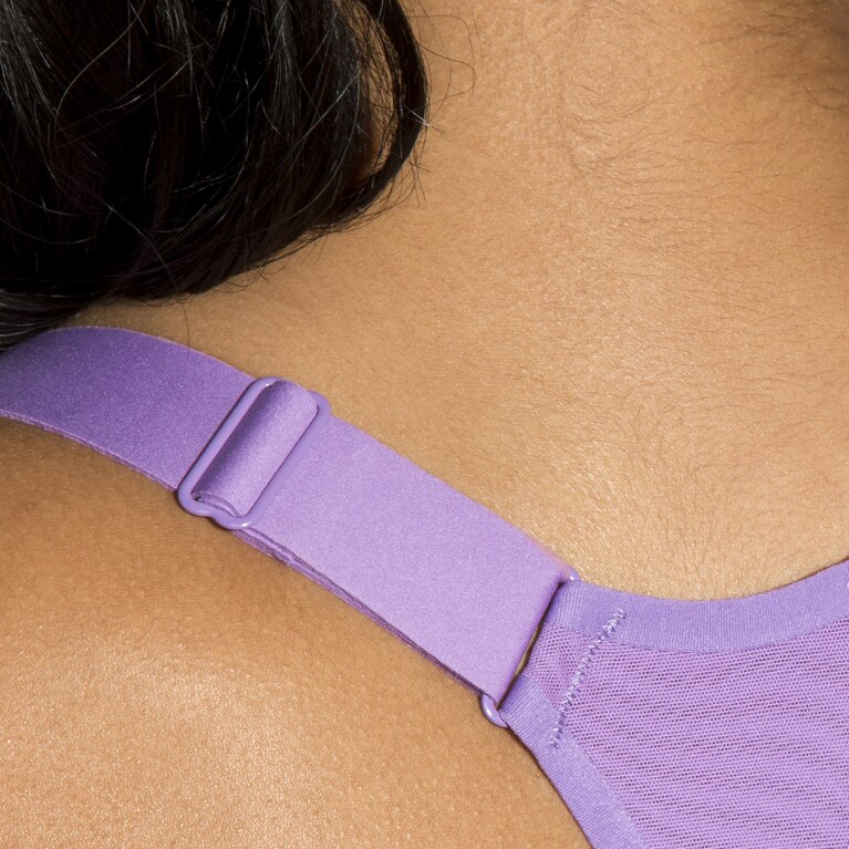 Brooks Darre Racerback Run Bra Heliotrope