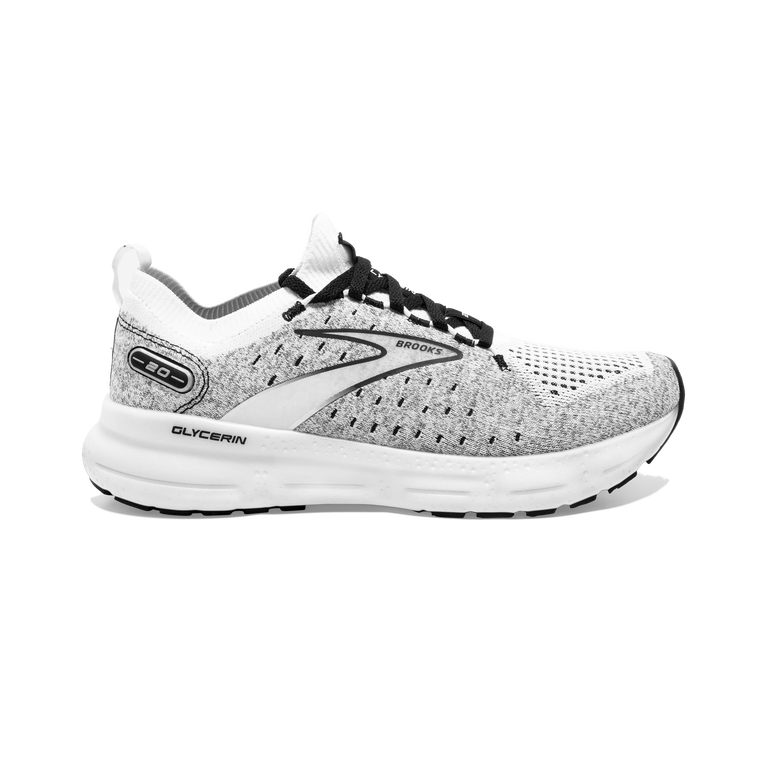 Brooks גליצרין Stealthfit 20 לבן-שחור