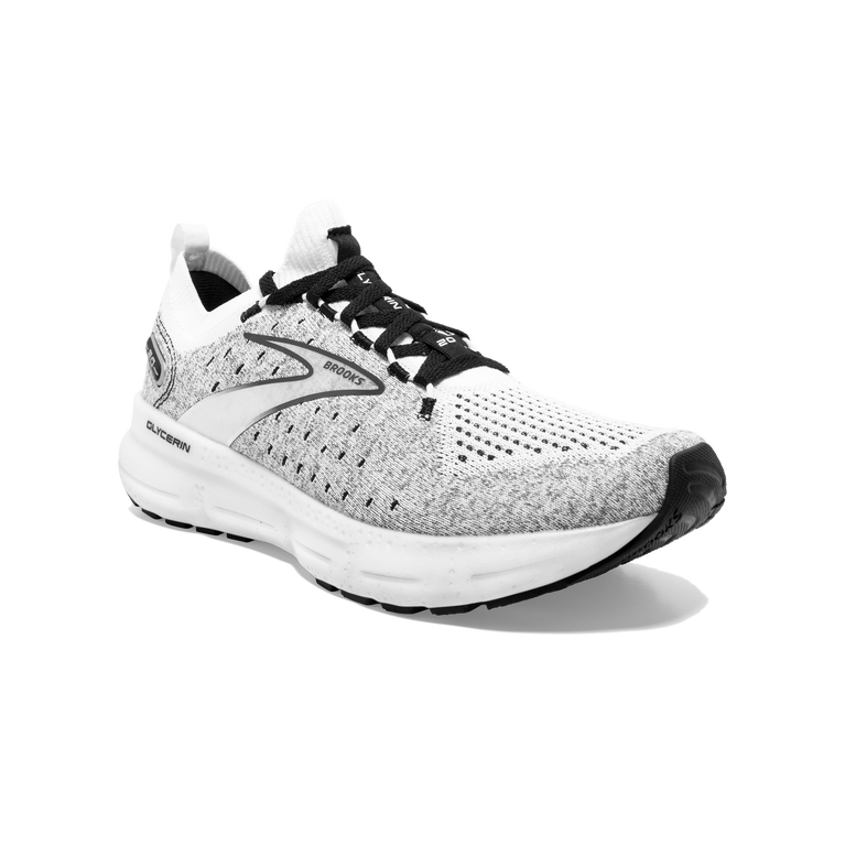 Brooks גליצרין Stealthfit 20 לבן-שחור