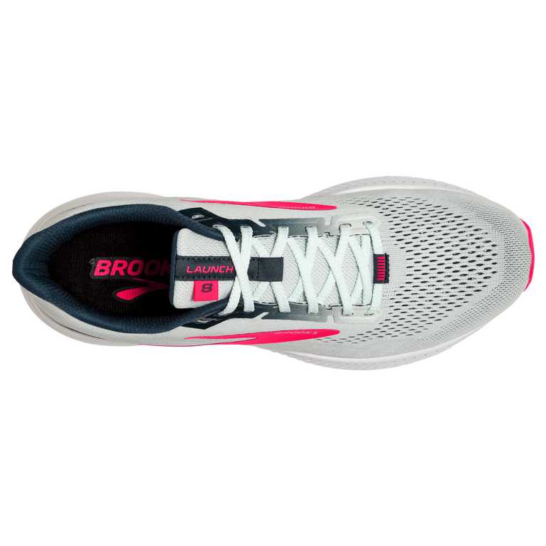 Brooks Launch 8 זרימת קרח-ורוד