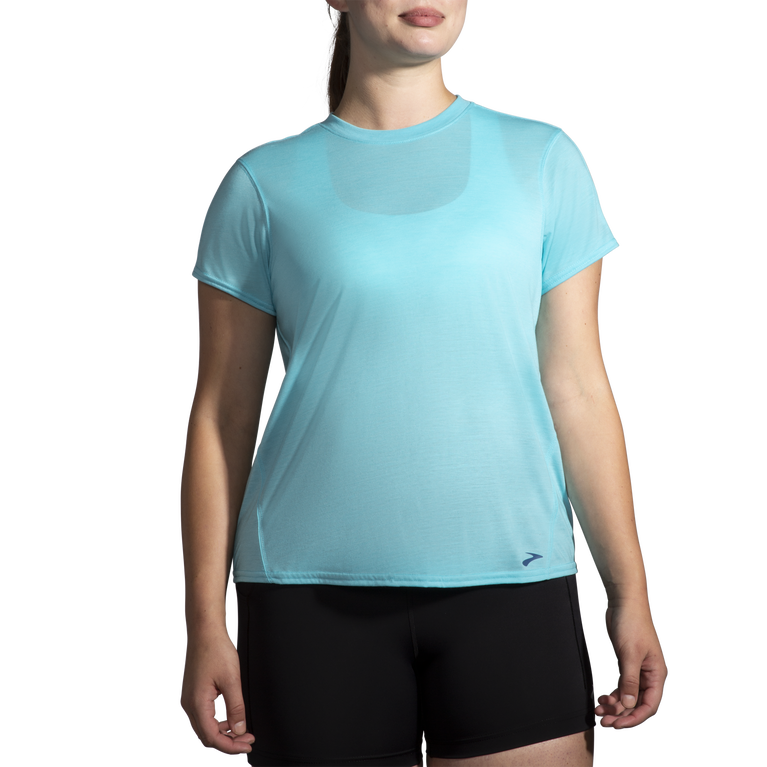 ברוקס מרחק שרוול קצר צהבהב חי