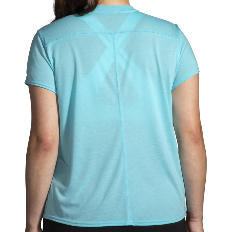 ברוקס מרחק שרוול קצר צהבהב חי