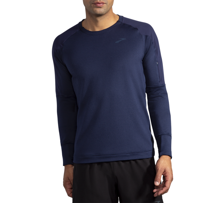 Brooks Notch תרמית שרוול ארוך צי