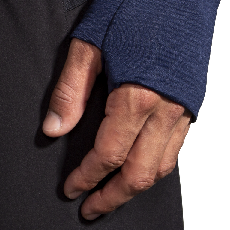 Brooks Notch תרמית שרוול ארוך צי