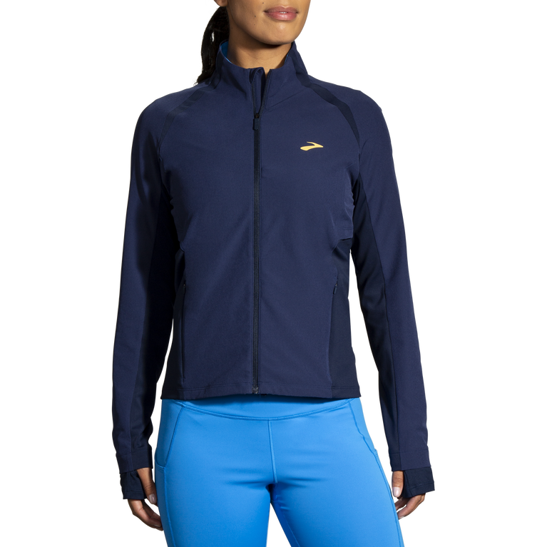 מעיל ברוקס פיוז'ן היברידי בריח כחול כהה