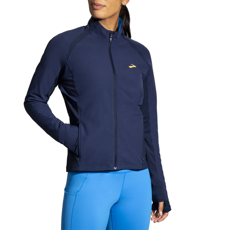 מעיל ברוקס פיוז'ן היברידי בריח כחול כהה