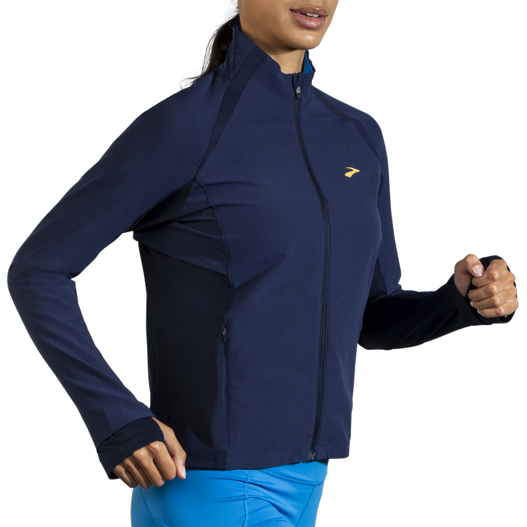 מעיל ברוקס פיוז'ן היברידי בריח כחול כהה